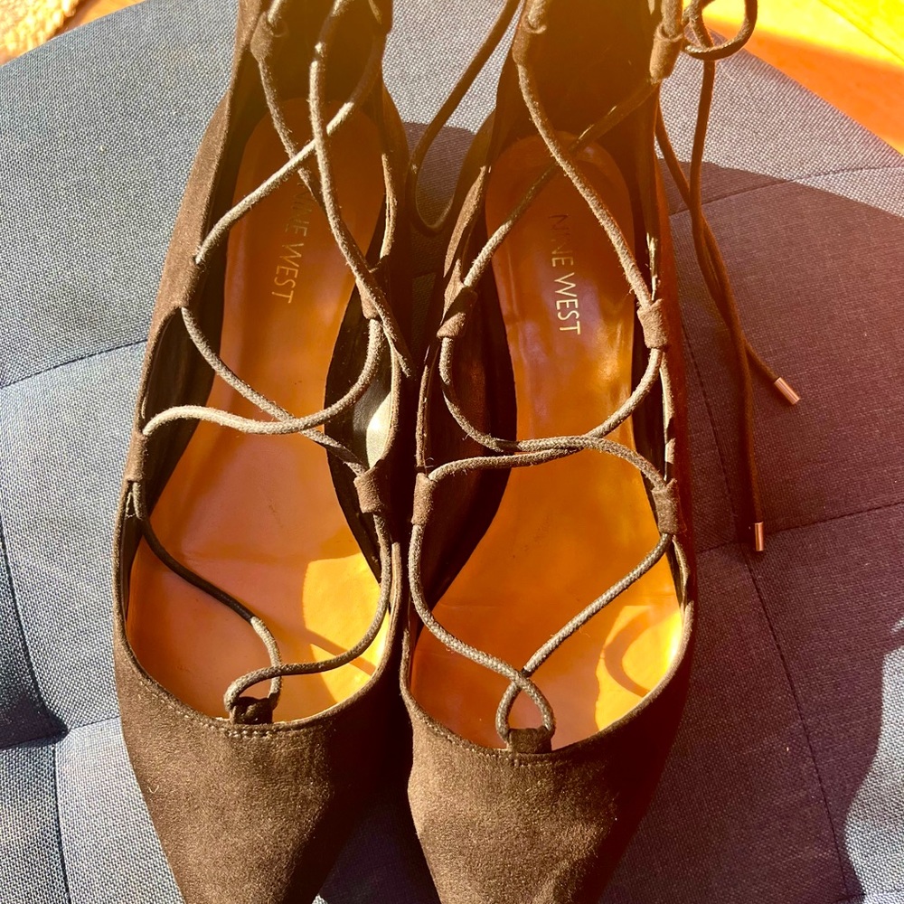 Nine West Suede Flats